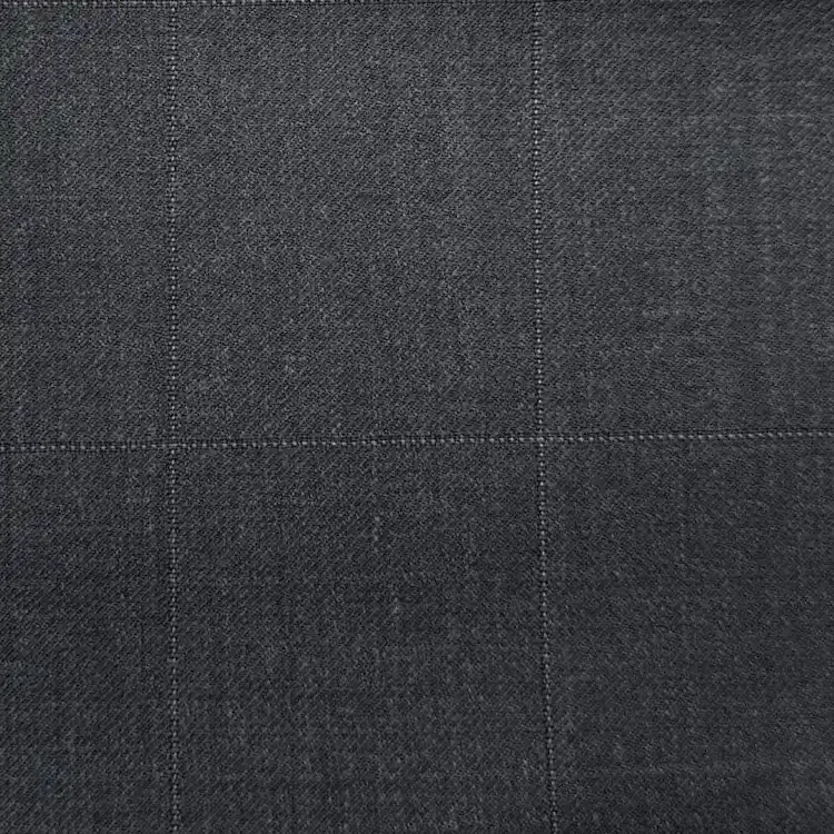 Charcoal Gray Windowpane