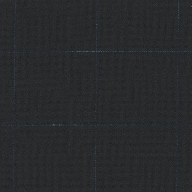 Black with Blue Check