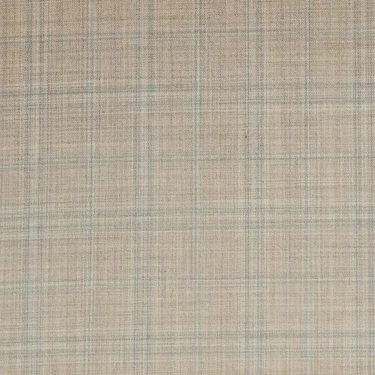 Beige with Blue Check
