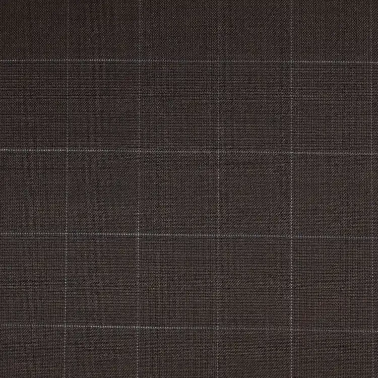Brown with Light Blue Check