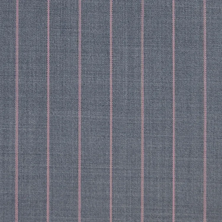 Light Gray with Pink Stripe