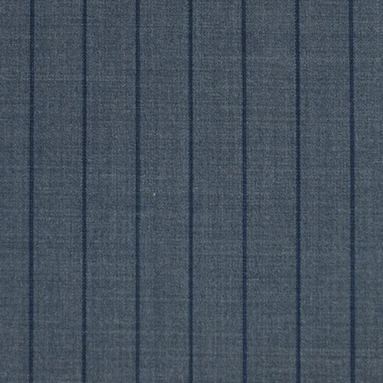 Gray with Navy Stripe