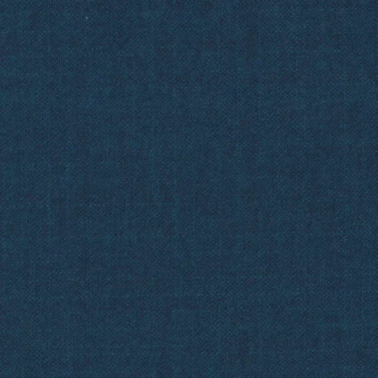 Deep Sea Blue Plain Tweed Fabric