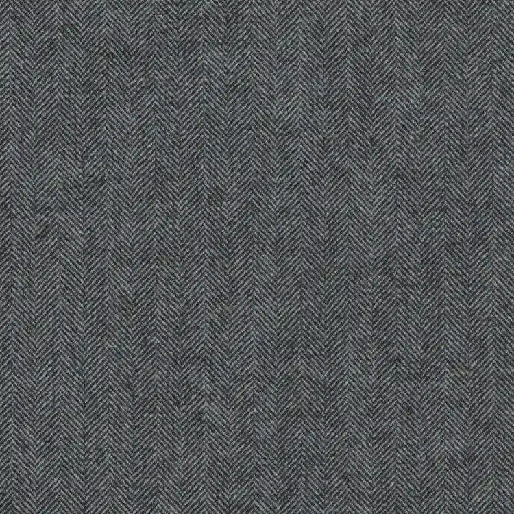 Light Gray Herringbone Tweed Fabric