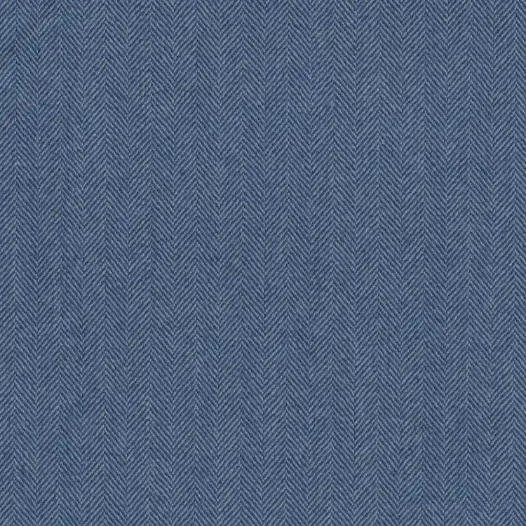 Light Blue Herringbone Tweed Fabric