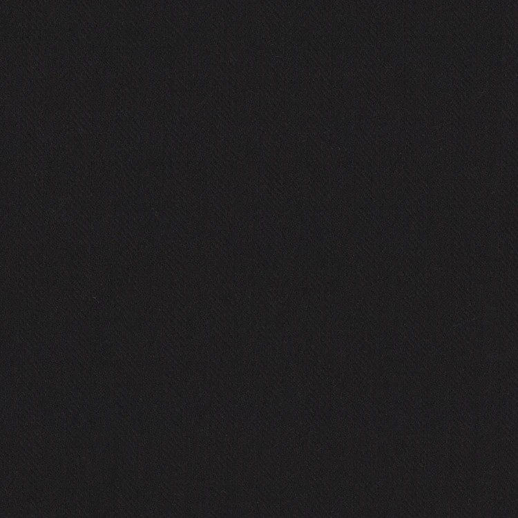 Black Herringbone Tweed Fabric
