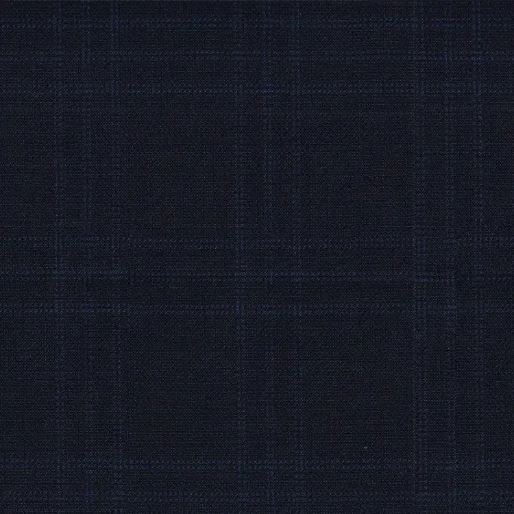 Navy with Light Blue Check