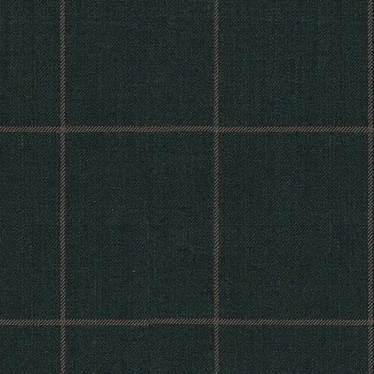 Green with Tan Check