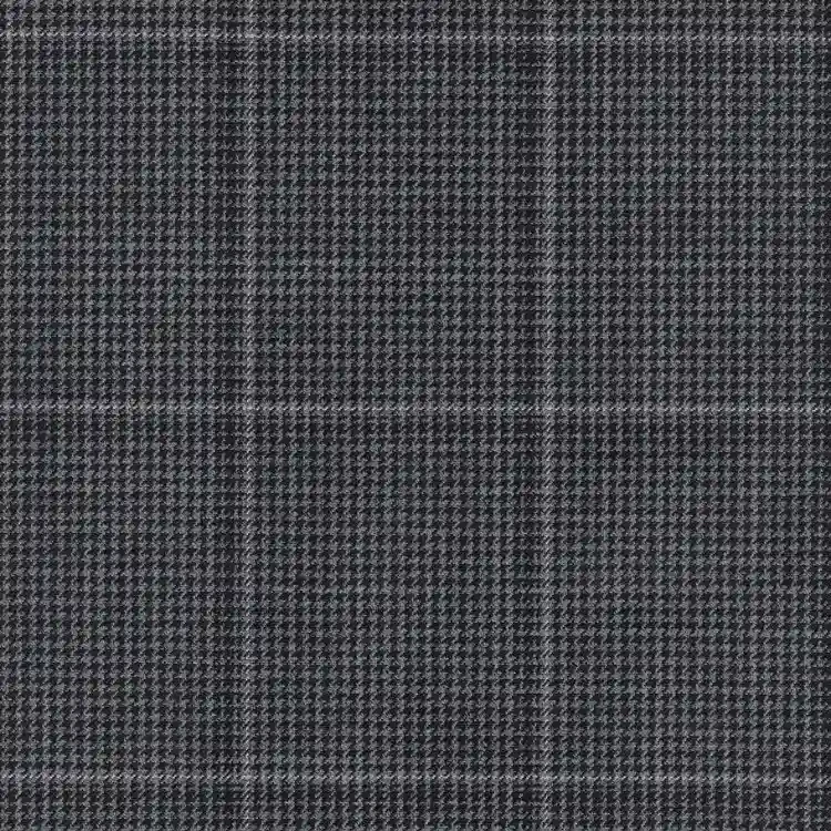 Gray, Black And Silver Houndstooth Check