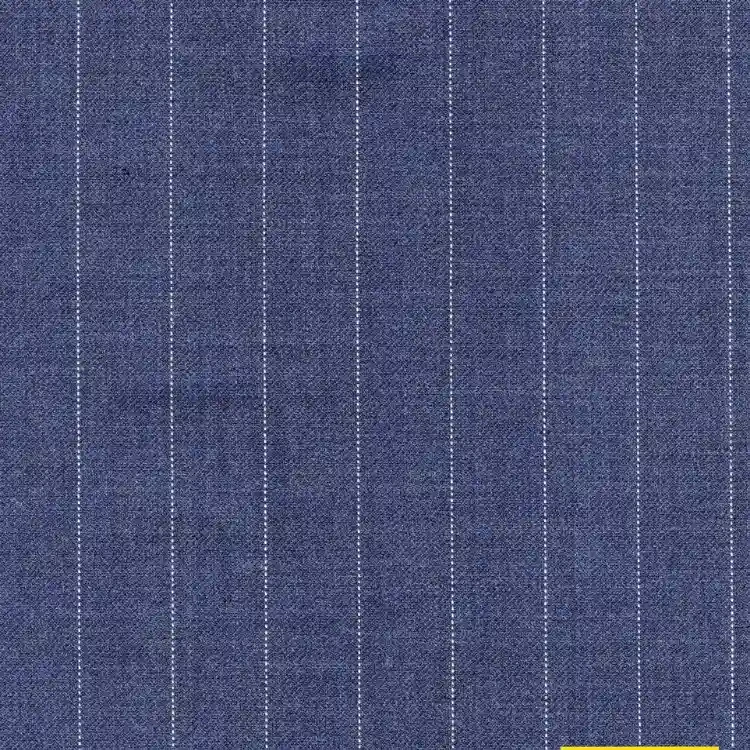 Denim Blue with White Stripe