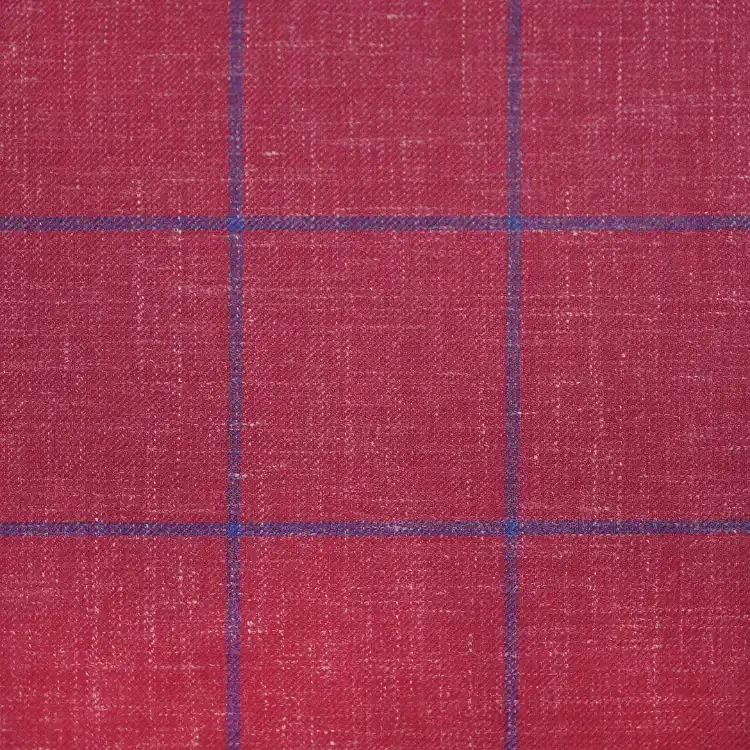 Red and Blue Windowpane