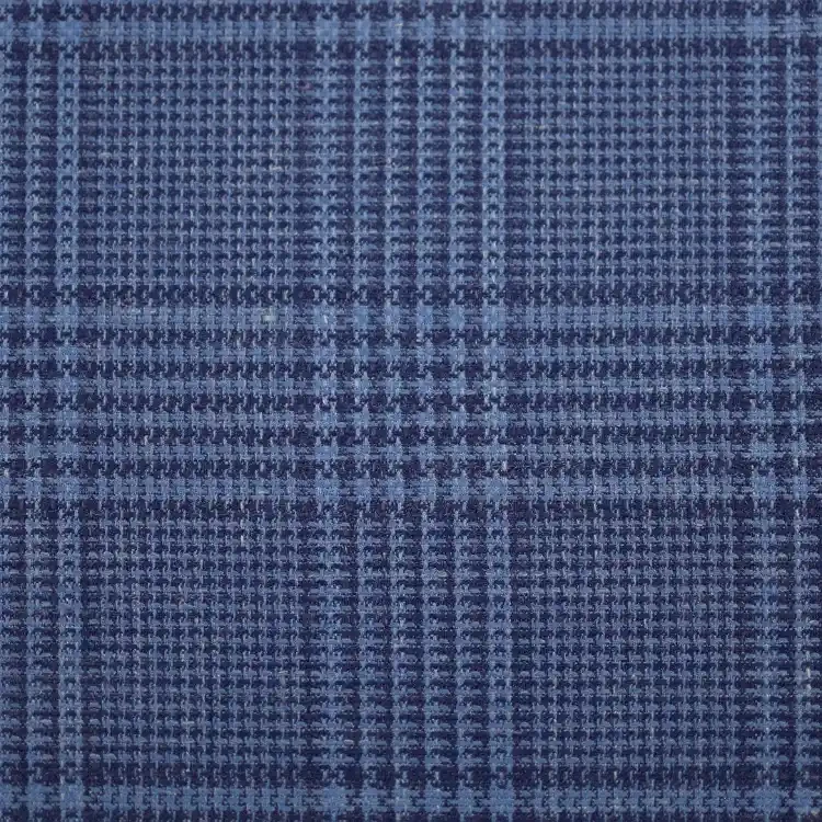 Sky Blue with Navy Check