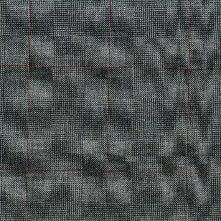 Light Gray with Red Check