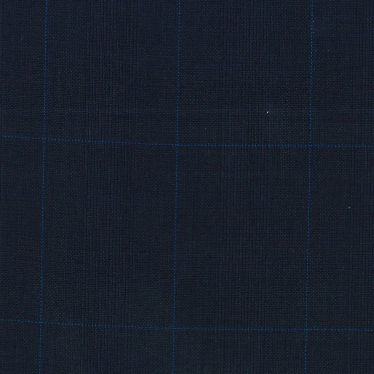 Navy with Blue Check