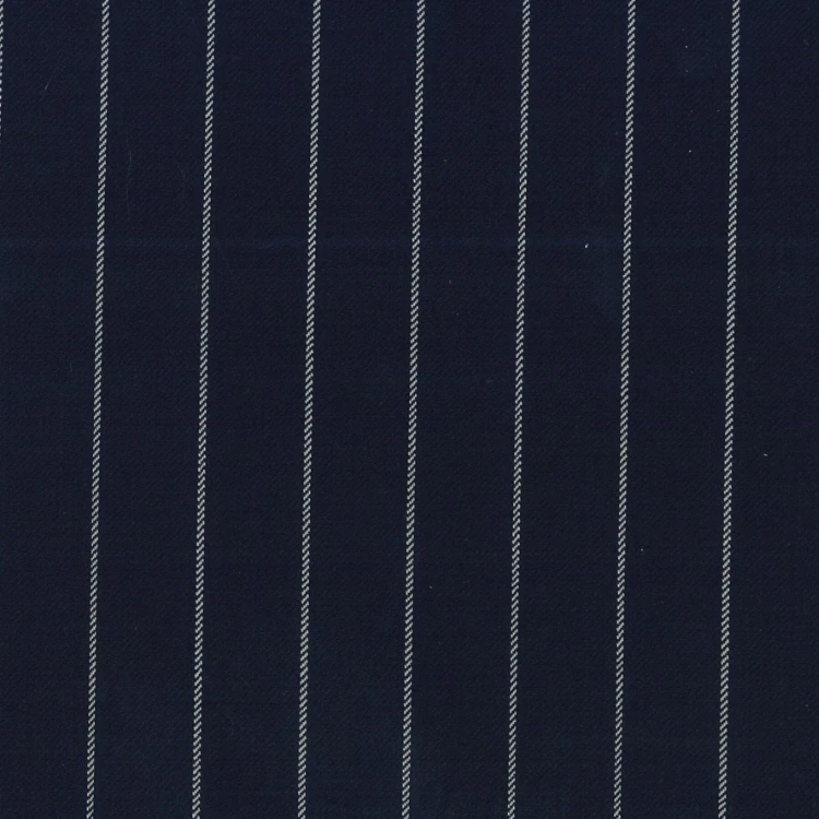 Navy Chalk Stripe