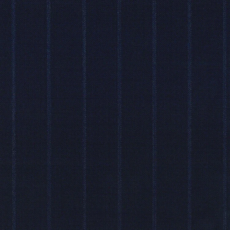 Navy with Faded Blue Chalk Stripes
