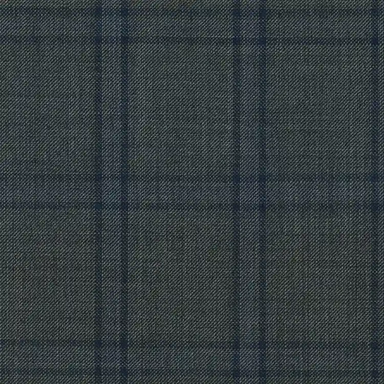 Gray with Navy Check