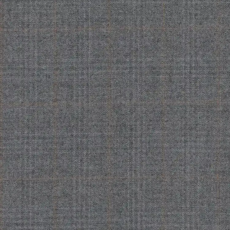 Gray With Brown Check
