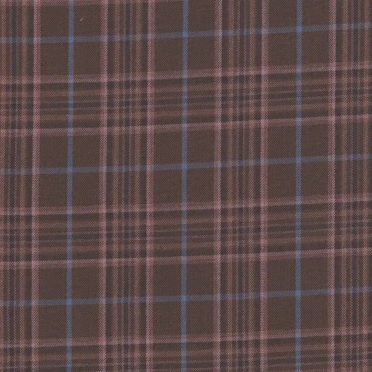 Brown with Pink and Blue Check