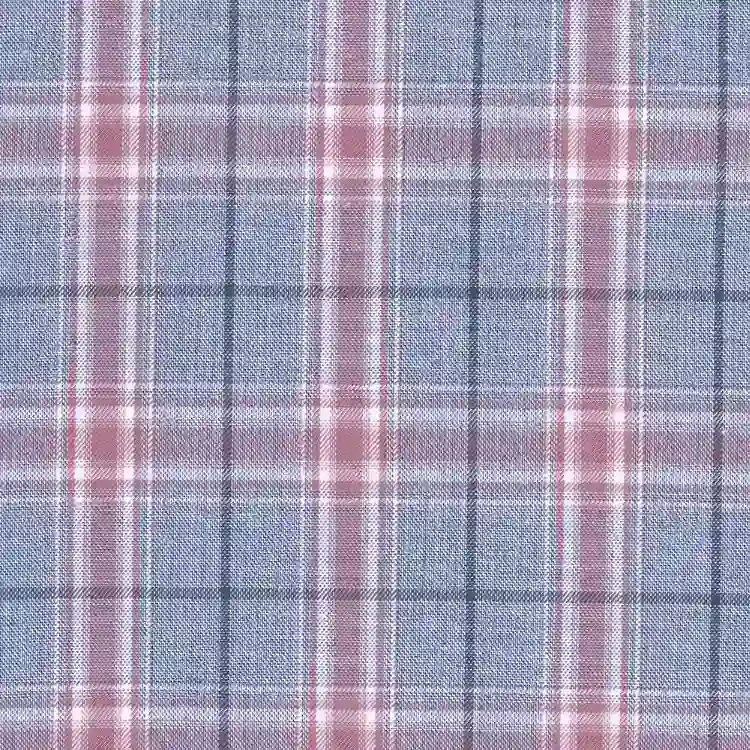 Denim Blue with Maroon Windowpane