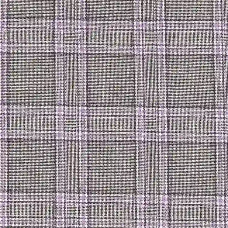 Gray with Purple Check