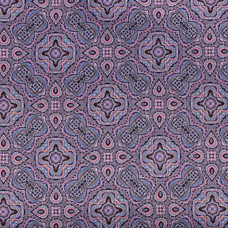 Pink kaleidoscope Pattern Print