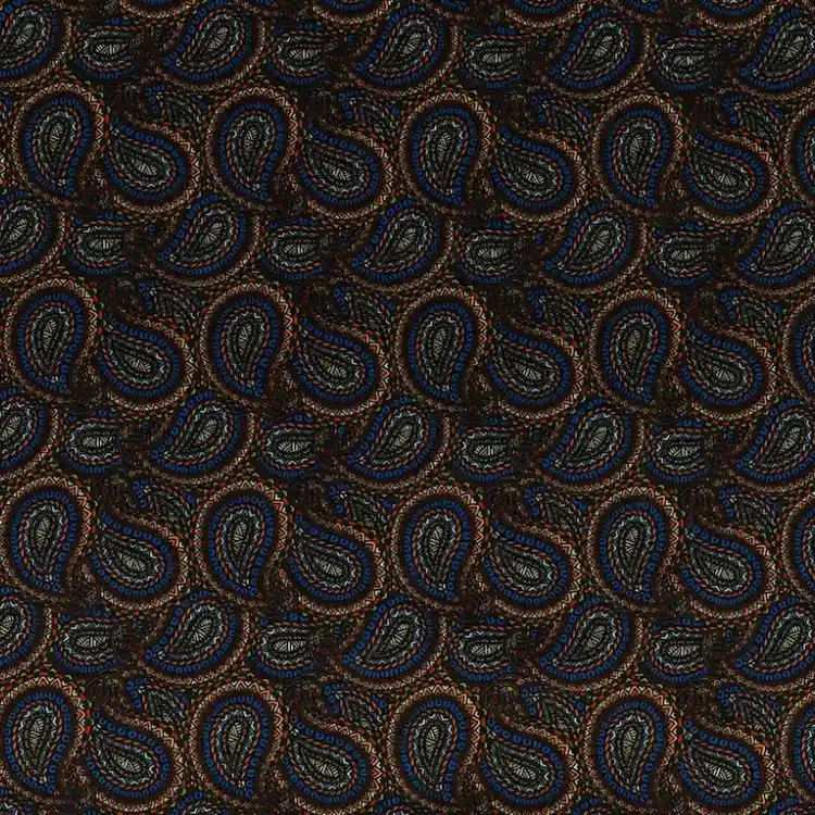 Multicolored Paisley Print
