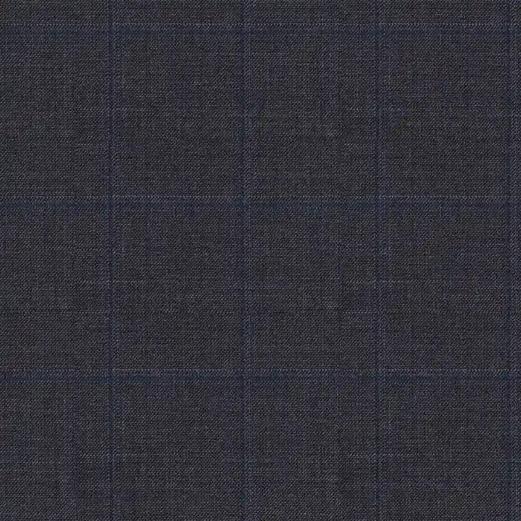 Gray with Blue Check