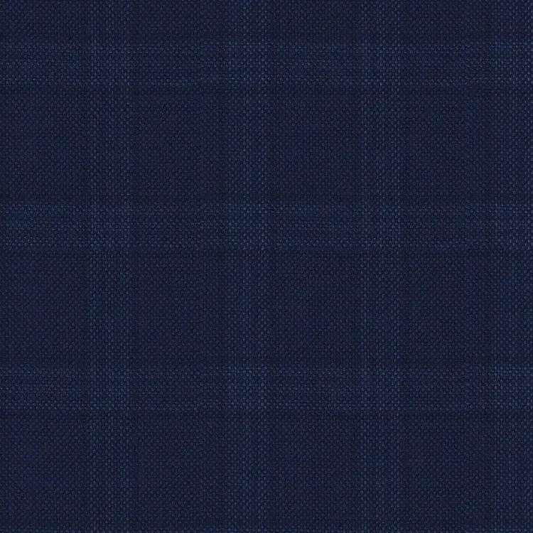 Blue Birdseye Check