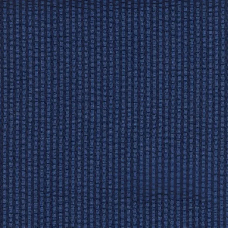 Royal Blue Stripes SeersuckerShirt Fabric