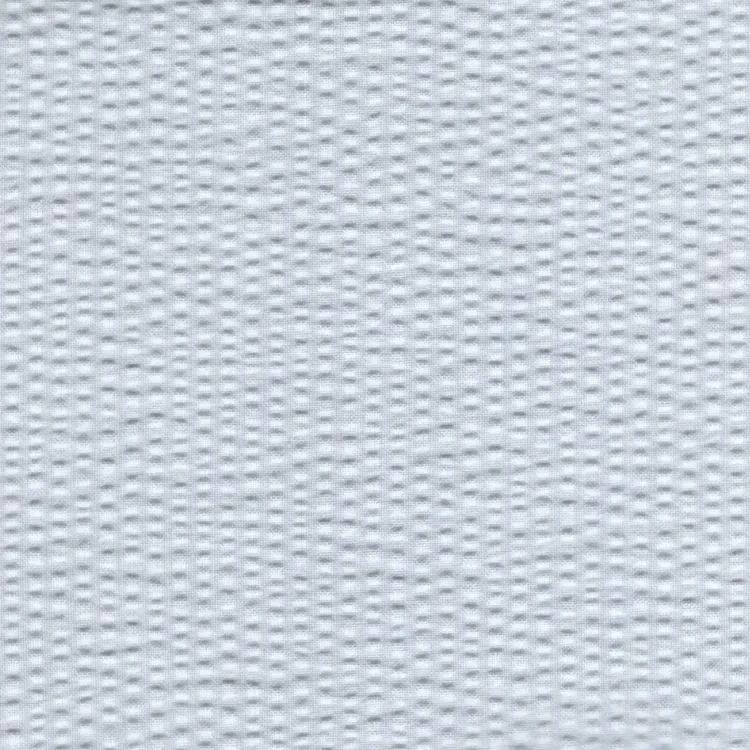 White Stripes SeersuckerShirt Fabric