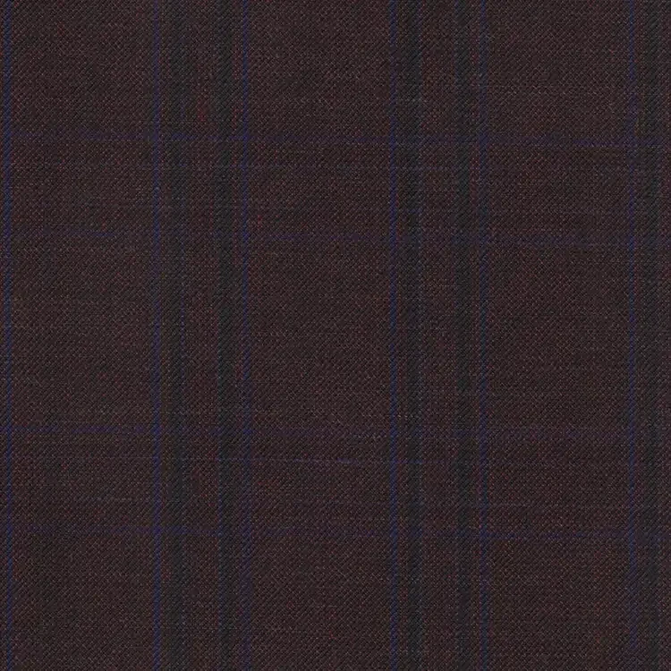Burgundy With Purple Windowpane