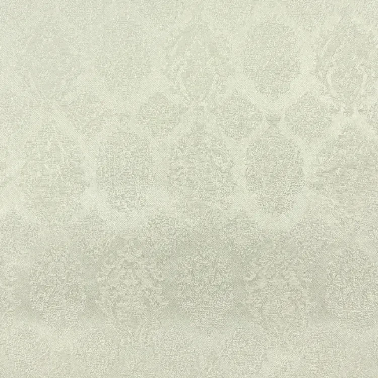 Ivory Damask Pattern Jacquard