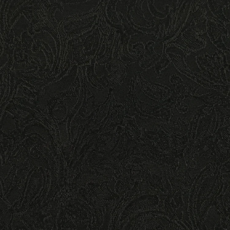Black Western Floral Jacquard