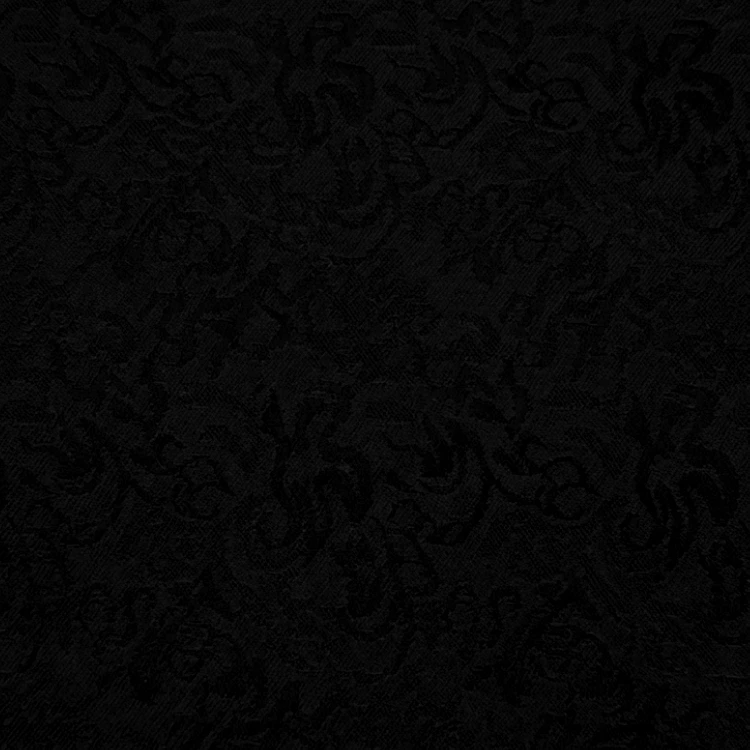 Black Floral Jacquard