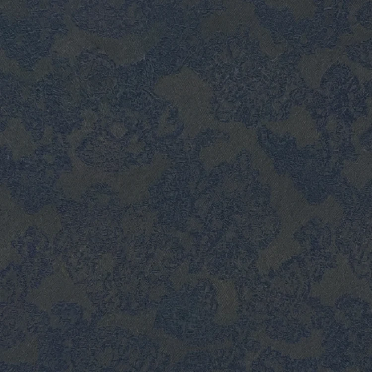 Navy Blue Floral Jacquard