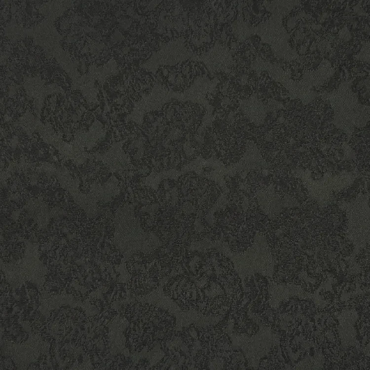 Black Floral Jacquard