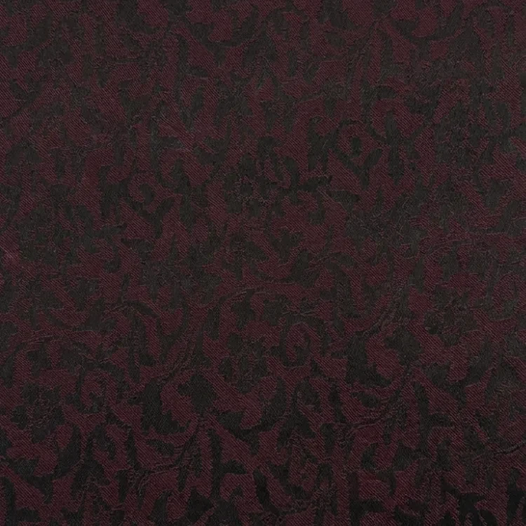 Maroon Floral Jacquard
