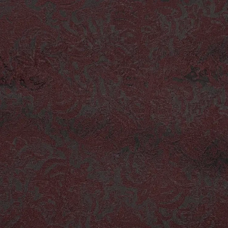 Maroon Floral Jacquard