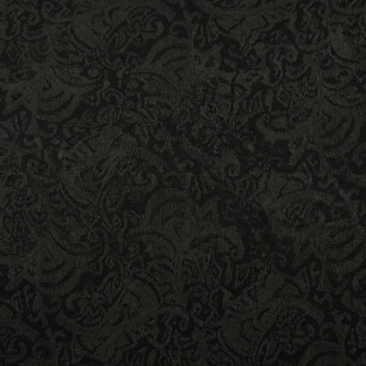 Black Floral  Jacquard