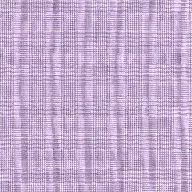 Light Purple, White Check Shirt Fabric