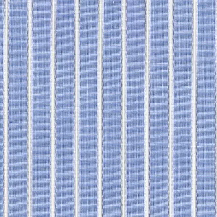 Light Blue with White Stripe Shirt Fabric