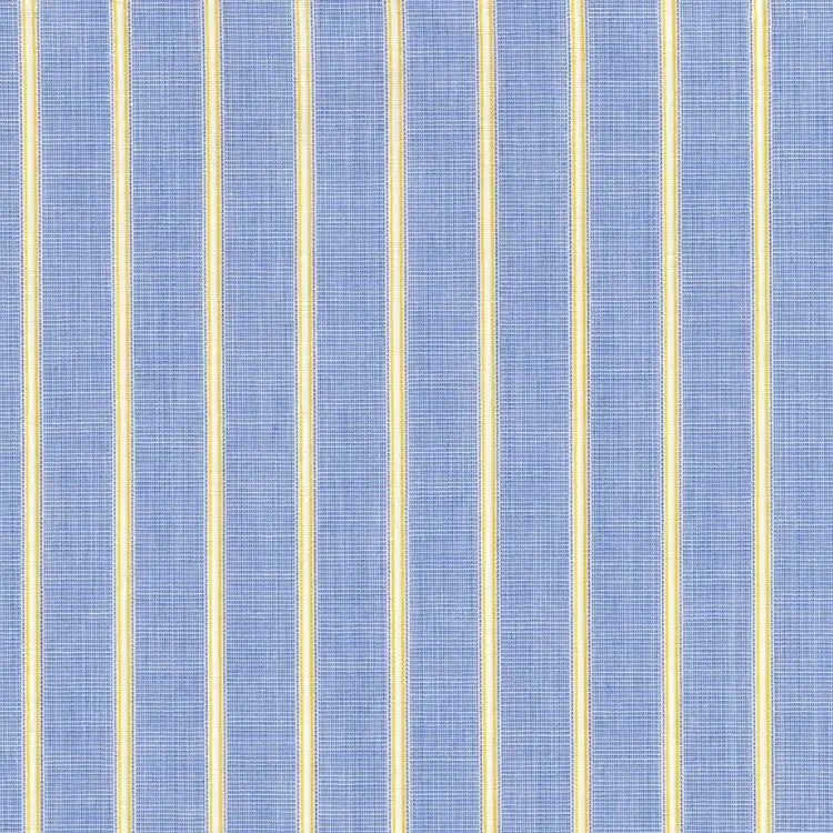 Light Blue with Yellow abd White Stripe Shirt Fabric