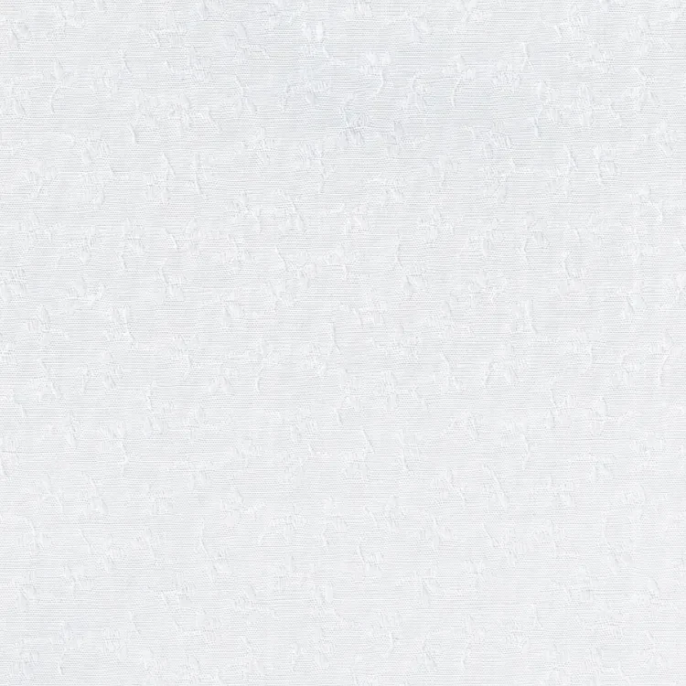 White with Floral Pattern Shirt Fabric