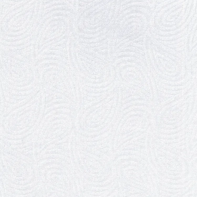 White Jacquard Paisley Shirt Fabric