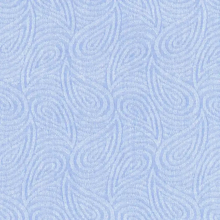 Light Blue Jacquard Paisley Shirt Fabric