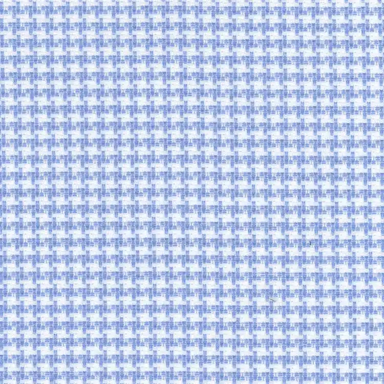 Light Blue and White Self Pattern Shirt Fabric