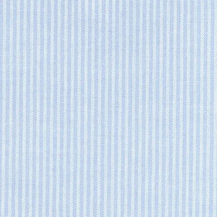 Light Blue Micro Herringbone Stripes Shirt Fabric