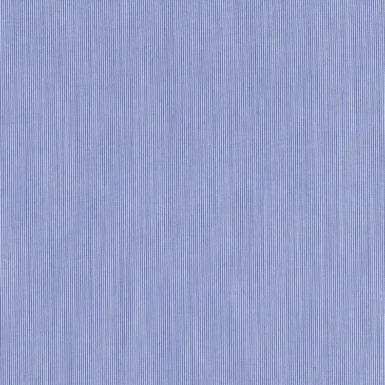 Navy Blue and White Micro Stripe Shirt Fabric