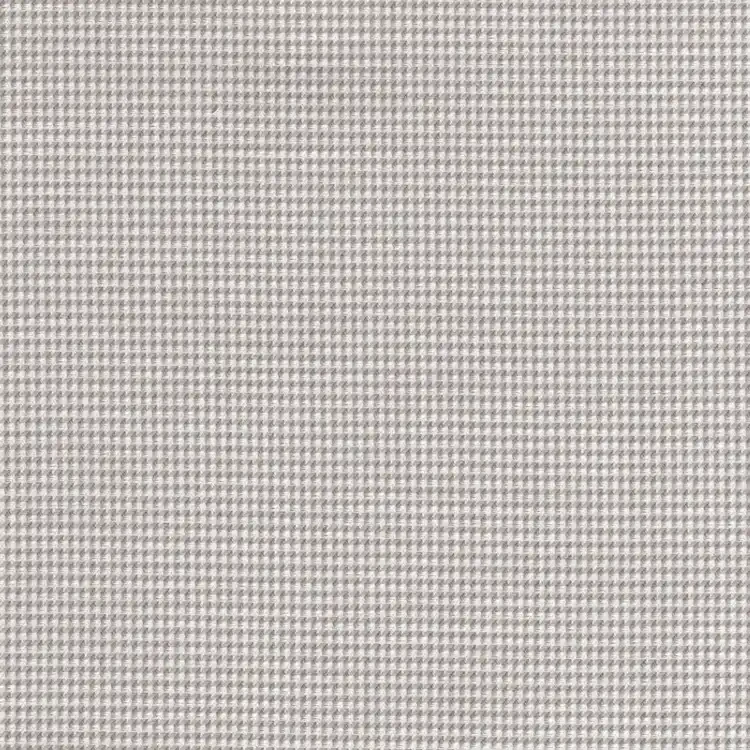 Gray and White Houndstooth Self Texture Shirt Fabric
